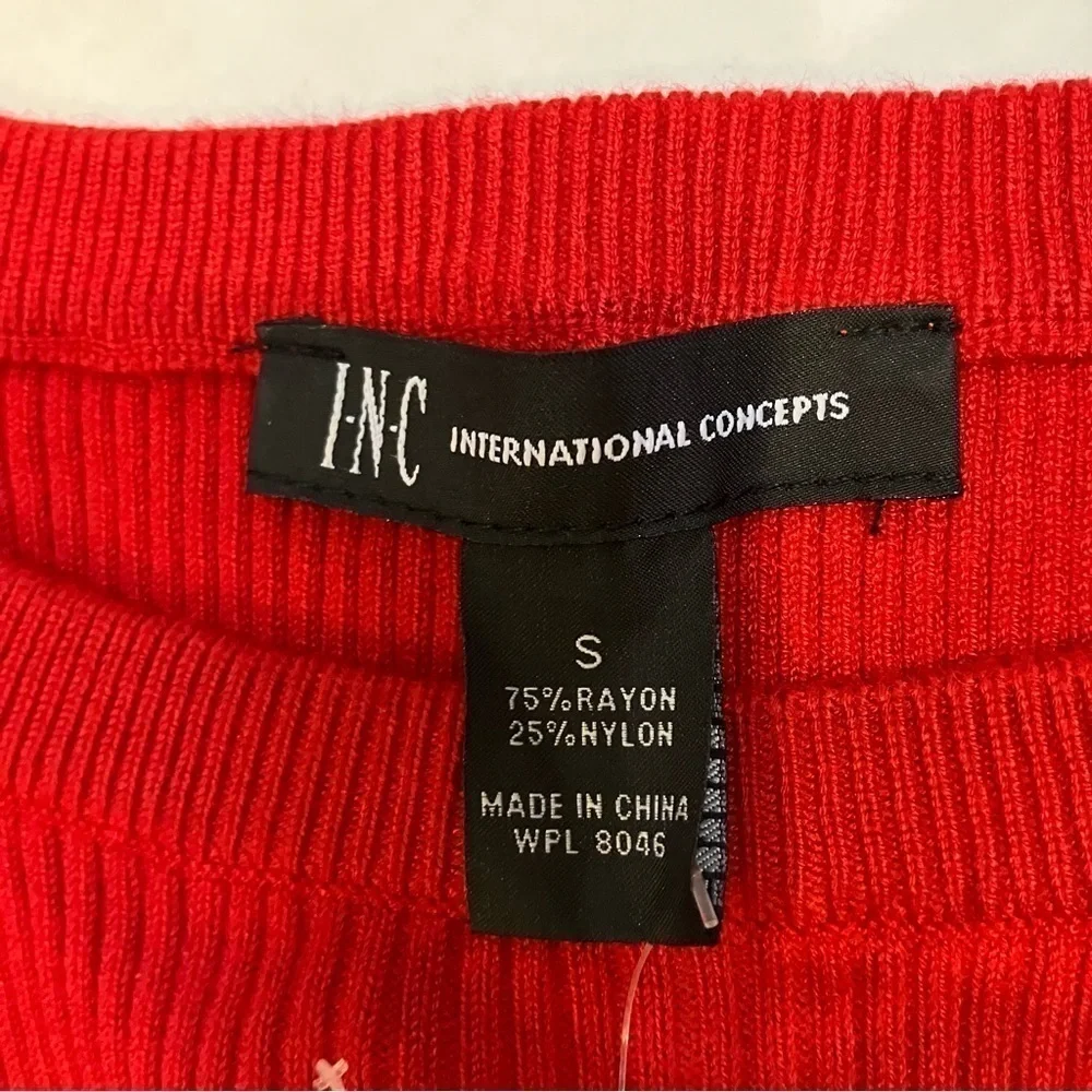 Inc red dress size s